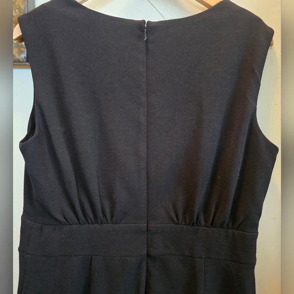 White House Black Market Classic Black Midi Dress 12 - Picture 5 of 7